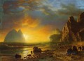 Sunset on the Coast Albert Bierstadt